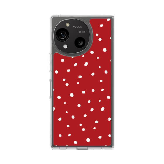 Slim Protection Case［ Drawing Dot - Red ］