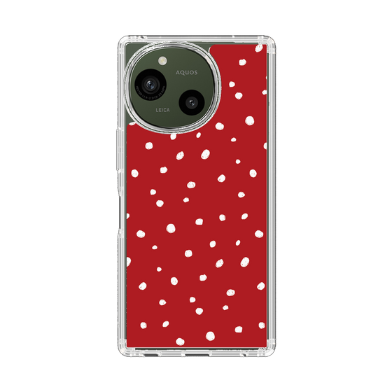 Slim Protection Case［ Drawing Dot - Red ］