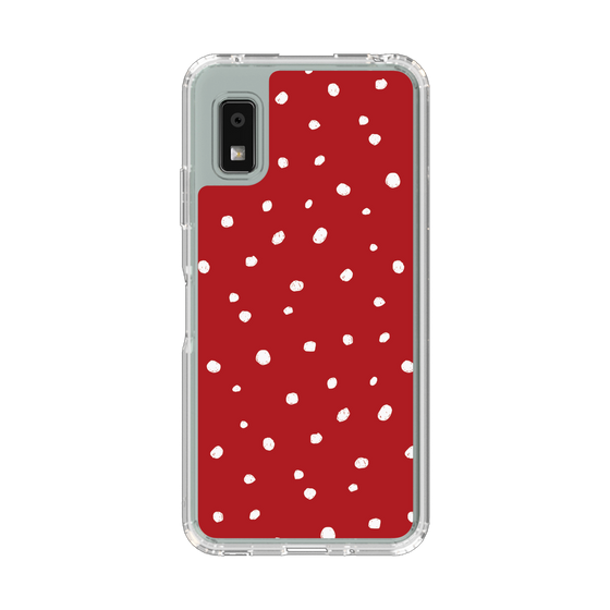 Slim Protection Case［ Drawing Dot - Red ］
