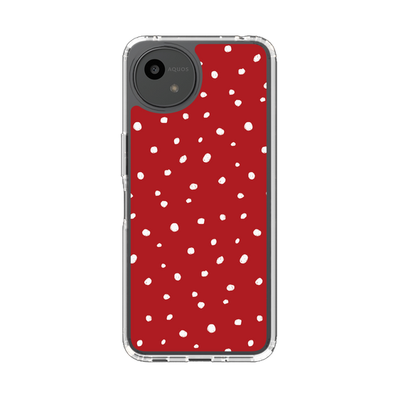 Slim Protection Case［ Drawing Dot - Red ］