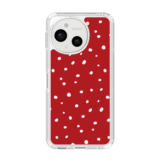 Slim Protection Case［ Drawing Dot - Red ］