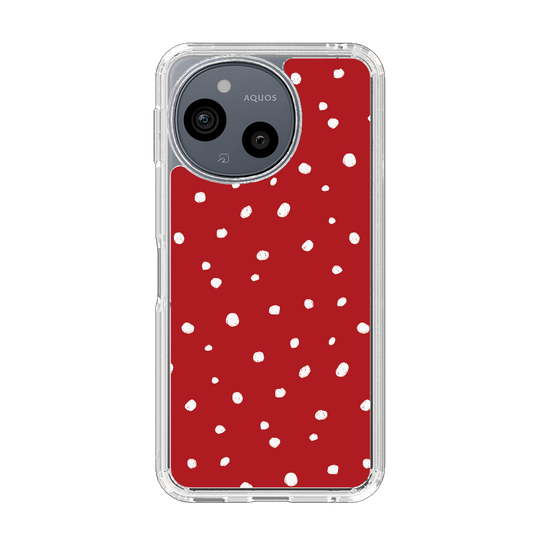 Slim Protection Case［ Drawing Dot - Red ］