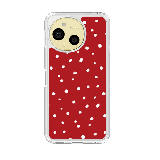 Slim Protection Case［ Drawing Dot - Red ］