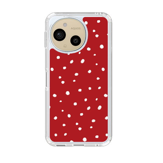 Slim Protection Case［ Drawing Dot - Red ］