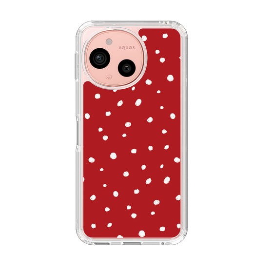 Slim Protection Case［ Drawing Dot - Red ］