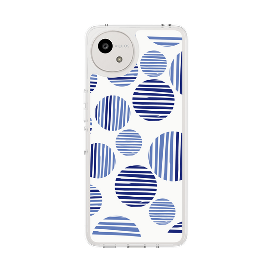Slim Protection Case［ Nordic Dot - Blue ］
