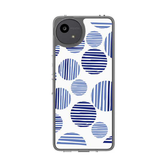 Slim Protection Case［ Nordic Dot - Blue ］