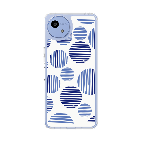 Slim Protection Case［ Nordic Dot - Blue ］