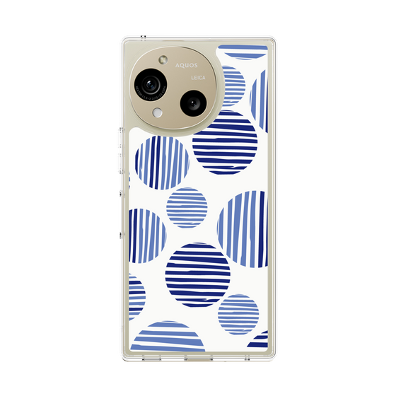 Slim Protection Case［ Nordic Dot - Blue ］