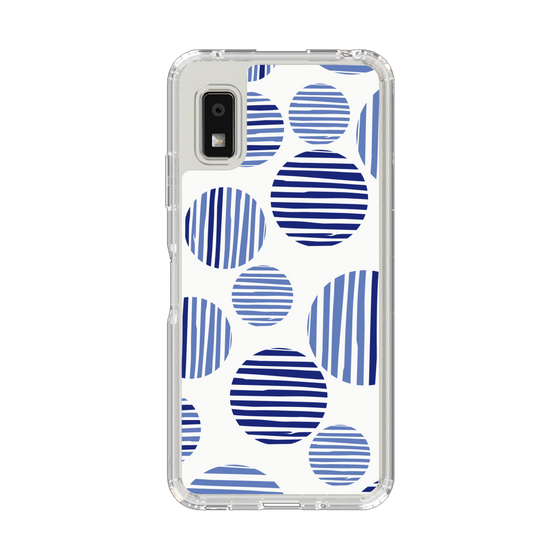 Slim Protection Case［ Nordic Dot - Blue ］