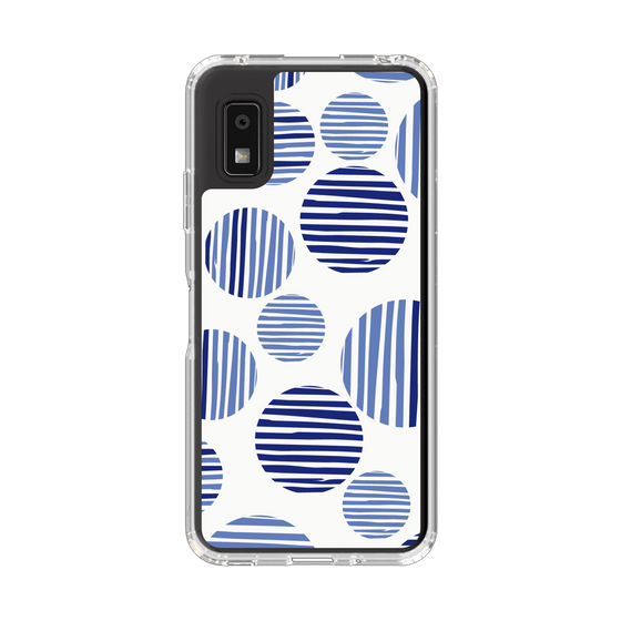 Slim Protection Case［ Nordic Dot - Blue ］