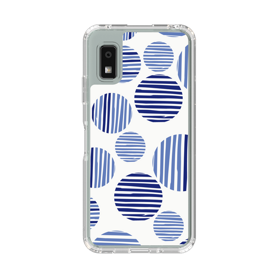 Slim Protection Case［ Nordic Dot - Blue ］