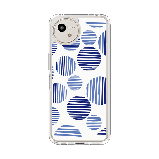 Slim Protection Case［ Nordic Dot - Blue ］