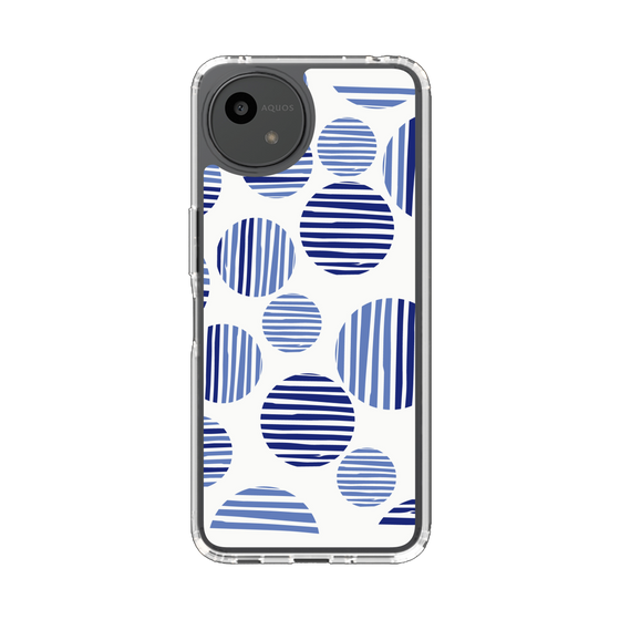 Slim Protection Case［ Nordic Dot - Blue ］