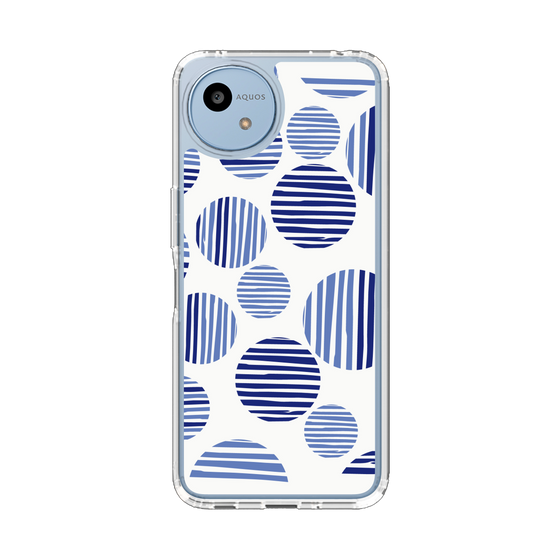 Slim Protection Case［ Nordic Dot - Blue ］