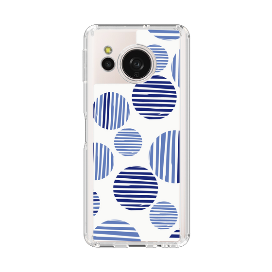 Slim Protection Case［ Nordic Dot - Blue ］