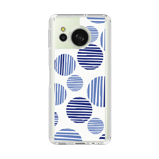 Slim Protection Case［ Nordic Dot - Blue ］