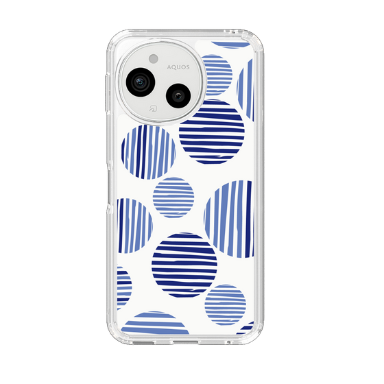 Slim Protection Case［ Nordic Dot - Blue ］