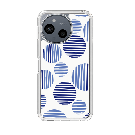 Slim Protection Case［ Nordic Dot - Blue ］