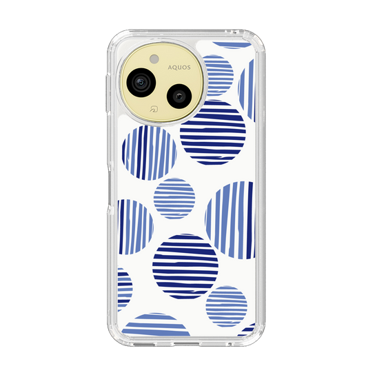 Slim Protection Case［ Nordic Dot - Blue ］