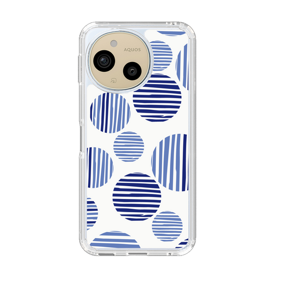 Slim Protection Case［ Nordic Dot - Blue ］