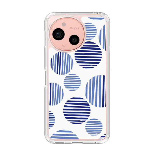Slim Protection Case［ Nordic Dot - Blue ］