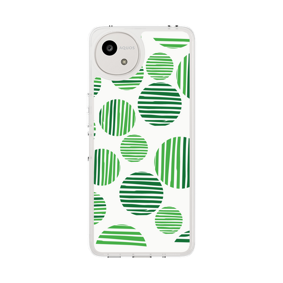 Slim Protection Case［ Nordic Dot - Green ］