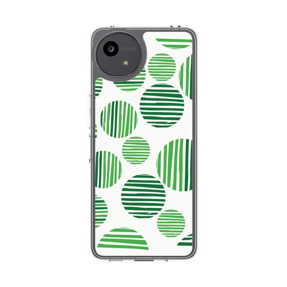 Slim Protection Case［ Nordic Dot - Green ］