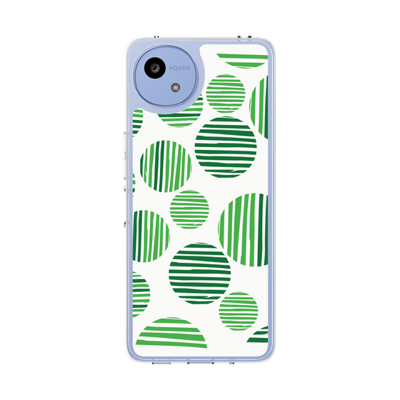 Slim Protection Case［ Nordic Dot - Green ］