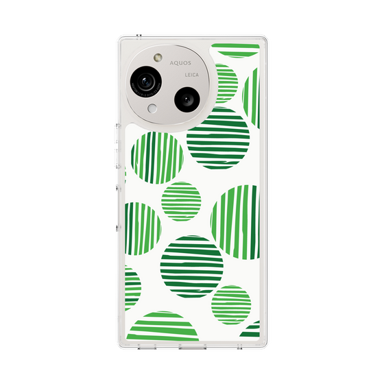 Slim Protection Case［ Nordic Dot - Green ］