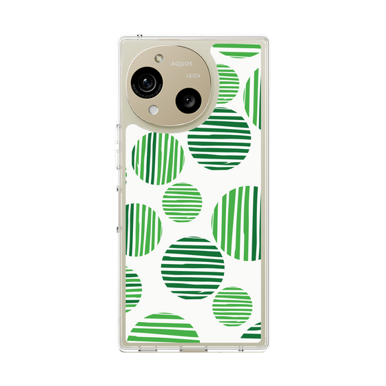 Slim Protection Case［ Nordic Dot - Green ］