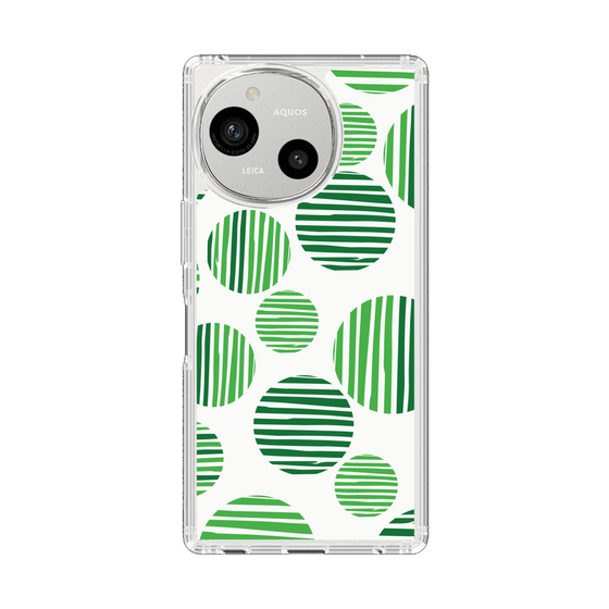Slim Protection Case［ Nordic Dot - Green ］