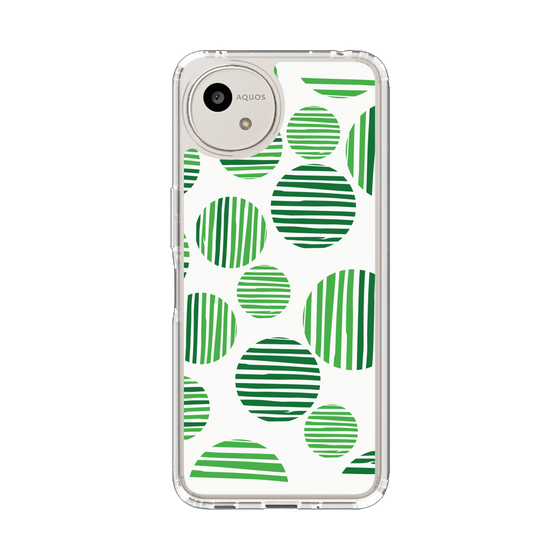 Slim Protection Case［ Nordic Dot - Green ］