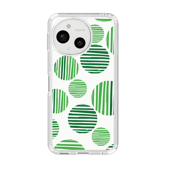 Slim Protection Case［ Nordic Dot - Green ］