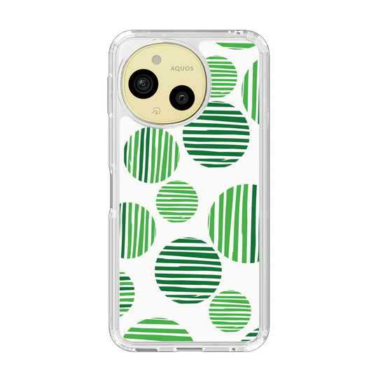 Slim Protection Case［ Nordic Dot - Green ］