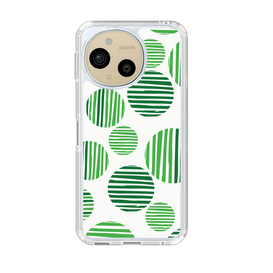 Slim Protection Case［ Nordic Dot - Green ］