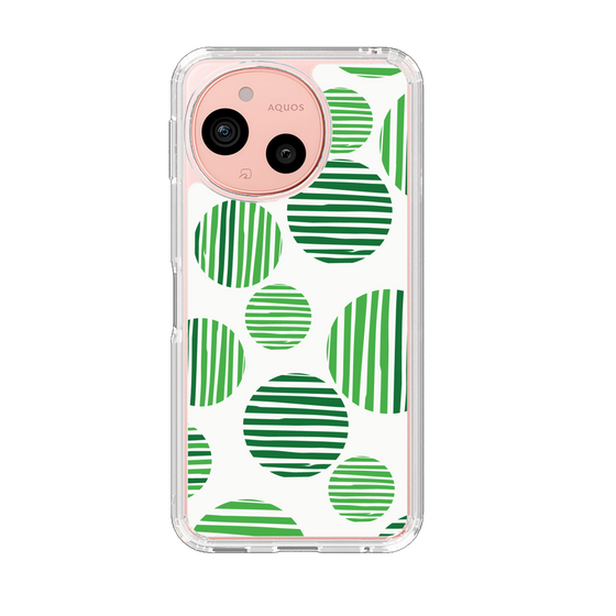 Slim Protection Case［ Nordic Dot - Green ］