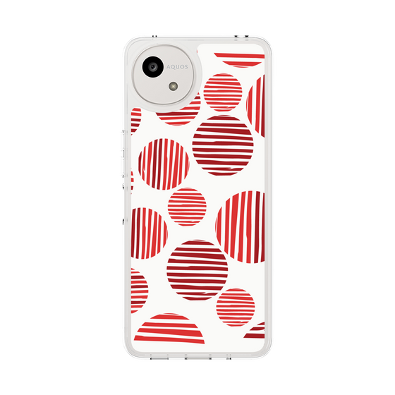 Slim Protection Case［ Nordic Dot - Red ］