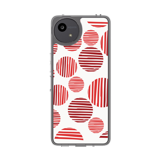 Slim Protection Case［ Nordic Dot - Red ］