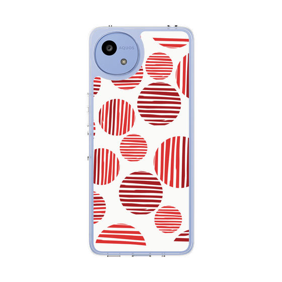 Slim Protection Case［ Nordic Dot - Red ］