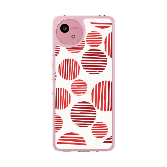 Slim Protection Case［ Nordic Dot - Red ］