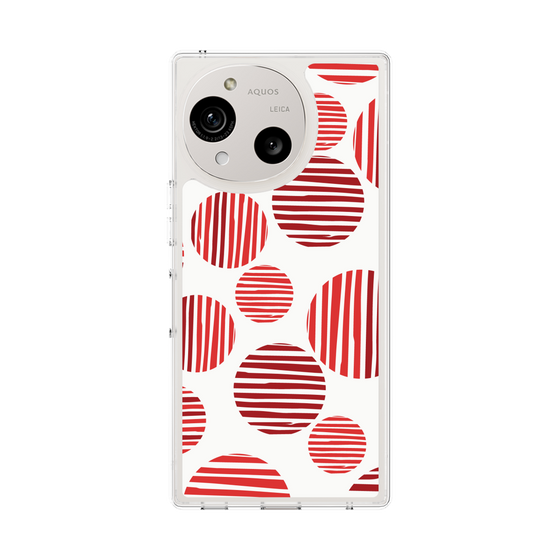 Slim Protection Case［ Nordic Dot - Red ］