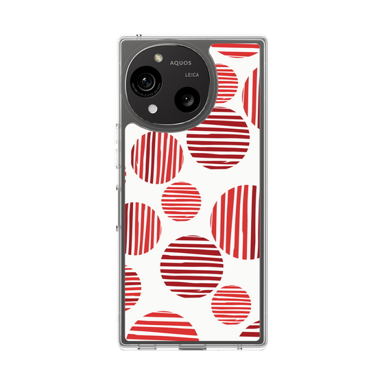 Slim Protection Case［ Nordic Dot - Red ］