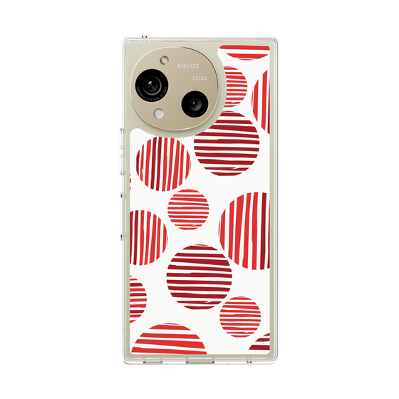 Slim Protection Case［ Nordic Dot - Red ］