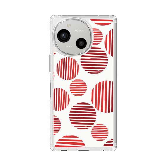 Slim Protection Case［ Nordic Dot - Red ］