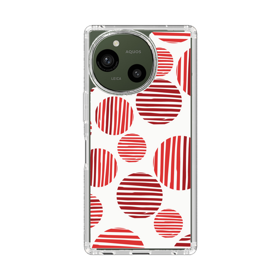 Slim Protection Case［ Nordic Dot - Red ］