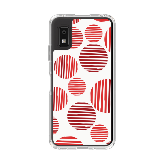 Slim Protection Case［ Nordic Dot - Red ］