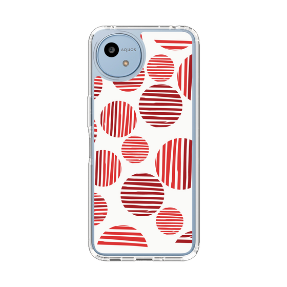 Slim Protection Case［ Nordic Dot - Red ］