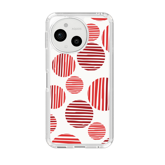 Slim Protection Case［ Nordic Dot - Red ］
