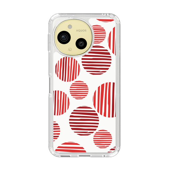 Slim Protection Case［ Nordic Dot - Red ］